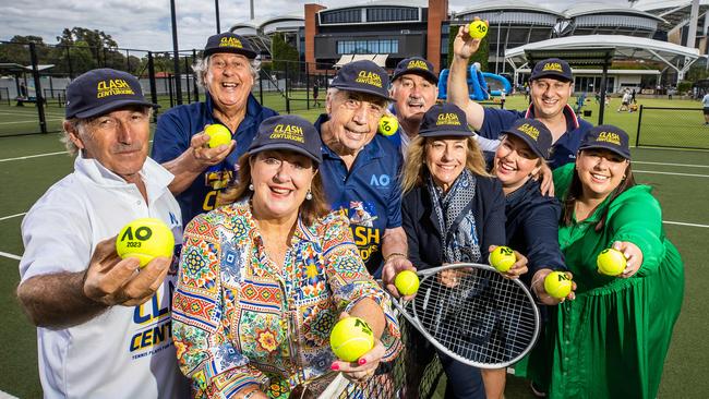 Proud family and friends cheered on the centenarian at Rod Laver Arena next week. Picture: Tom Huntley