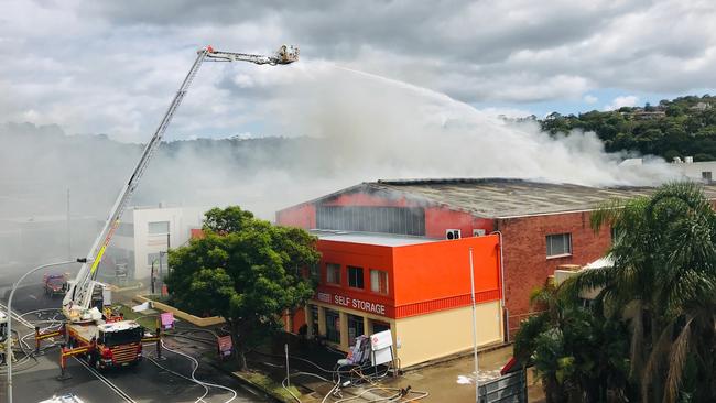 The Brookvale fire has caused a huge amount of destruction. Picture: Marcio Silva