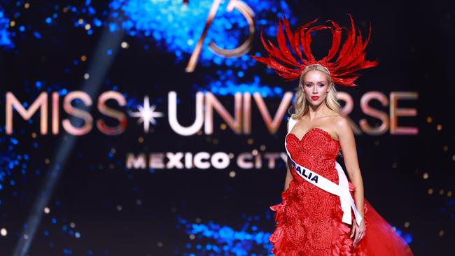 Miss Australia Zoe Creed participates in the The 73rd Miss Universe Competition - Preliminary Competition at Arena Ciudad de Mexico on November 14, 2024 in Mexico City, Mexico. Picture: Hector Vivas/Getty Images