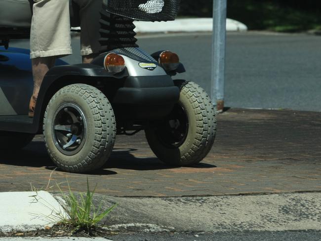 Elderly man rushed to hospital after car hits mobility scooter