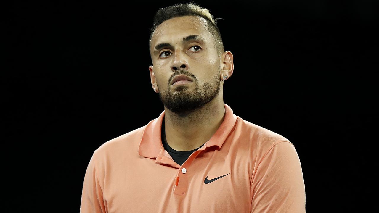 Nick Kyrgios had a good time on court, but wasn’t thrilled with some questions he was asked afterwards. (Photo by Daniel Pockett/Getty Images)