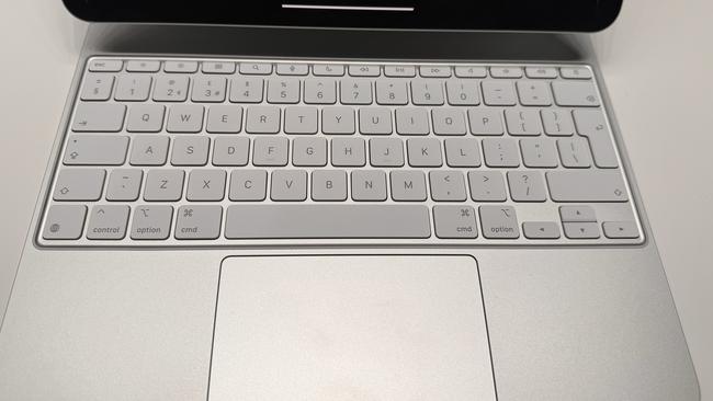 Apple's new Magic Keyboard features a function row, aluminium palm rest and bigger touchpad, making it operate more like a MacBook.