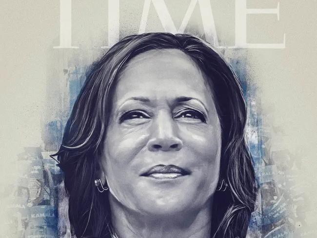 The Time cover featuring Ms Harris.