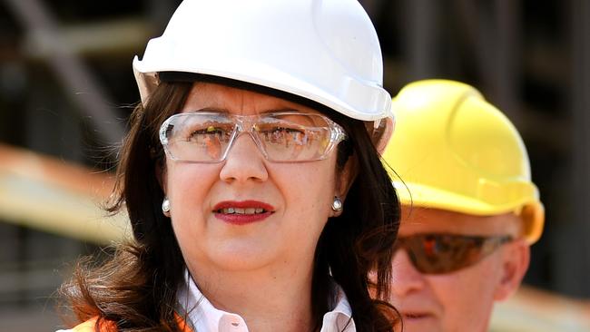 Queensland Premier Annastacia Palaszczuk in Gladstone on Wednesday. Picture: Dan Peled