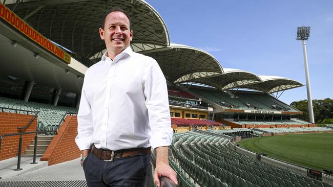 SACA president Will Rayner at Adelaide Oval. Picture: Mark Brake