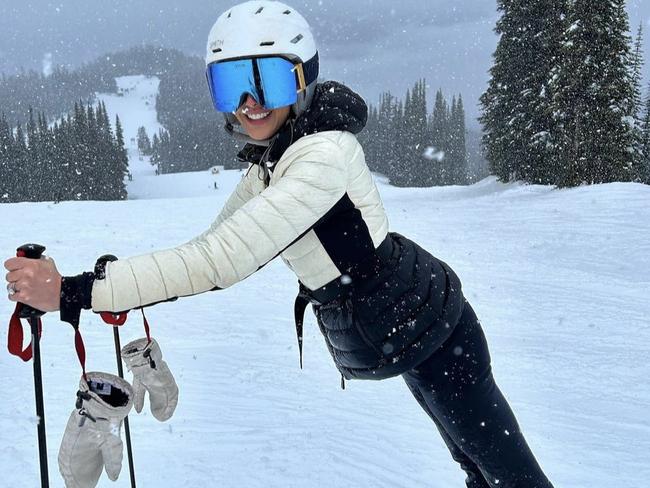 Bec Judd in Whistler. Picture: Instagram