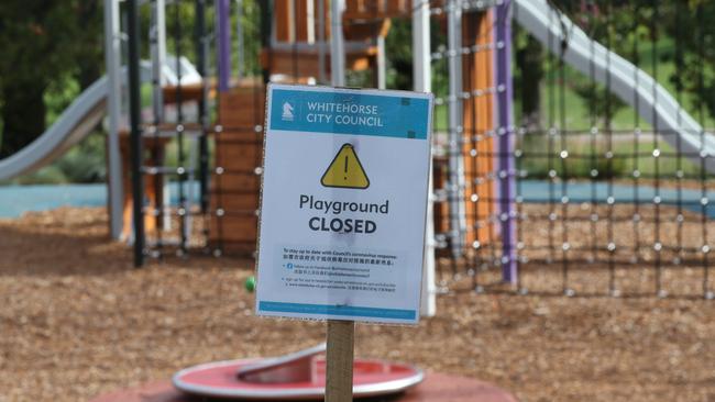 Victoria’s chief psychiatrist must reveal his role in the ludicrous playground ban. Picture: David Crosling