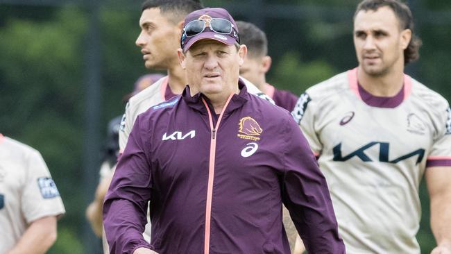 Brisbane Broncos training at Red Hill - Coach Kevin Walters, Monday, May 15, 2023 - Picture: Richard Walker