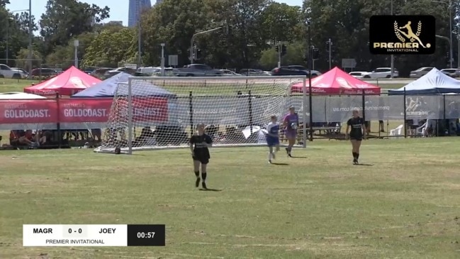 REPLAY: Premier Invitational - Gold Coast Football - QLD Joeys v Magic United Red (U14/15 Girls)