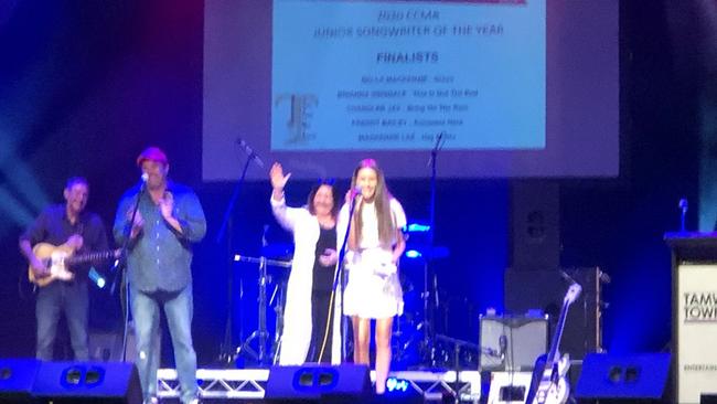 Bella Mackenzie was awarded the CCMA National Junior Songwriter of the Year at the Tamworth Country Music Festival 2020.