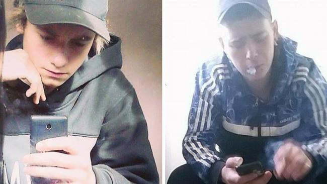 Mitchell Cahill, 21, and Zachary Scoble, 25, appeared in Victoria's County Court to plead guilty to an armed robbery of a homeless Bendigo couple on February 18, 2020. Picture: Facebook