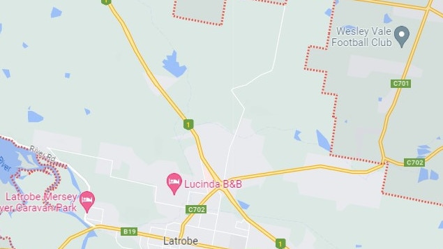 Bass Hwy at Latrobe. Picture: GoogleMaps.