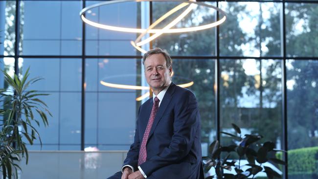 Aristocrat Leisure chief executive Trevor Croker at the company’s offices in North Ryde, Sydney. Picture: Britta Campion / The Australian