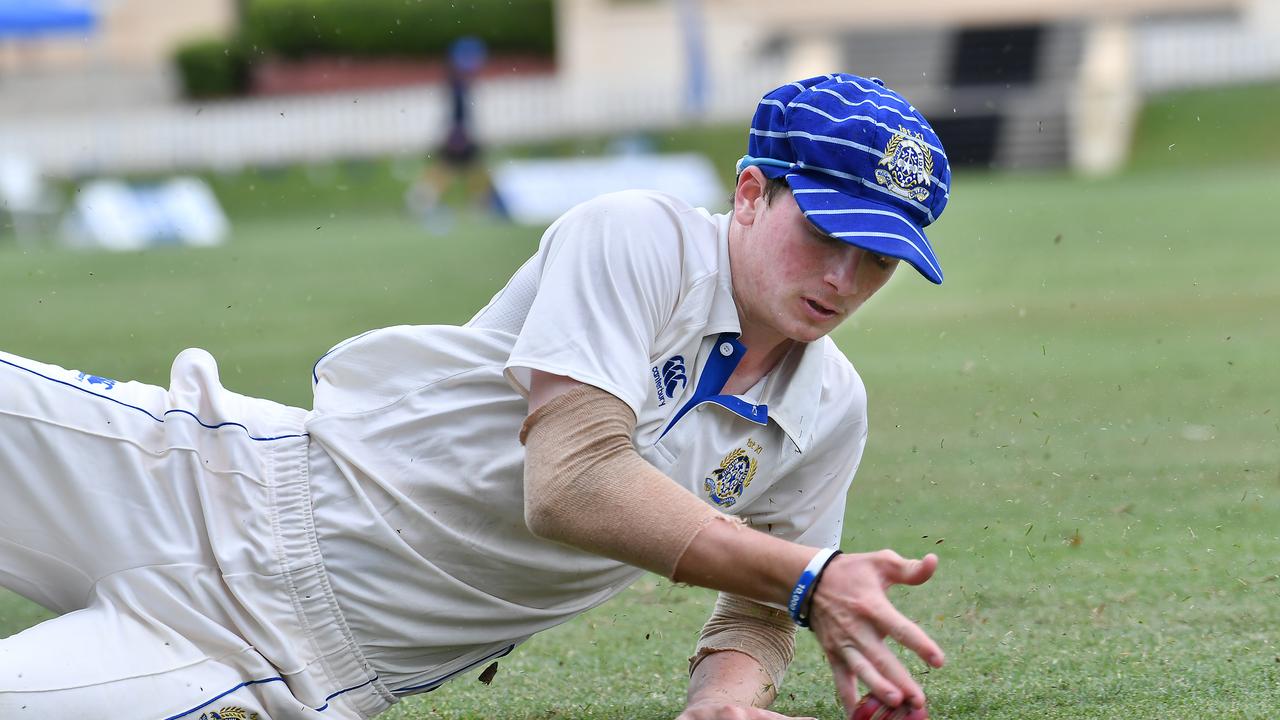 GPS First XI cricket between Nudgee College and Ipswich Grammar School. Saturday February 4, 2023. Picture, John Gass