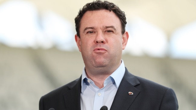 Stuart Ayres has slammed suggestions the NSW government's decision to subject 12 LGAs to harsher restrictions created a "two-tiered city". Picture: Mark Metcalfe/Getty Images