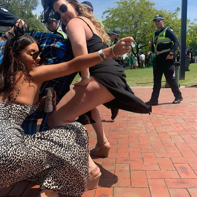 A high police presence did nothing to halt the good times. Picture: taylorjademaree/Instagram