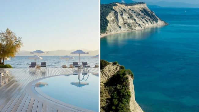 Enjoy the ultimate Greek island holiday with an incredible 75 per cent off. Picture: Luxury Escapes