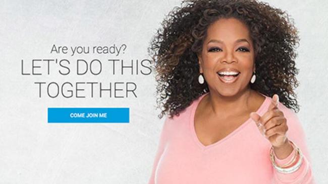Oprah Winfrey is a Weight Watchers ambassador. Picture: Weight Watchers