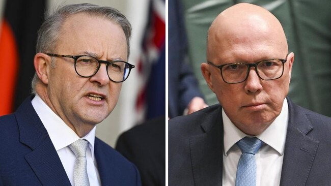 Anthony Albanese has blasted Peter Dutton for pledging to ditch Labor’s climate targets.