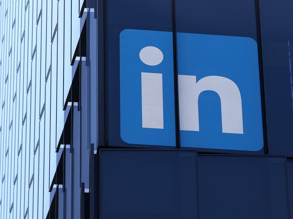 A LinkedIn spokesperson said that ‘romantic advances and harassment of any form is a violation of our rules’. Picture: Justin Sullivan/Getty Images/AFP