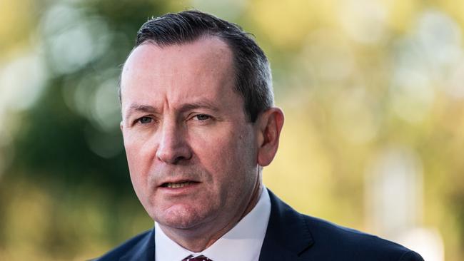 Premier of Western Australia Mark McGowan said on Sunday, ‘Western Australia is now in a war. The type of war we have never seen before’. Picture: AAP