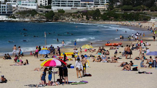 Bondi Beach: In the survey, two per cent of respondents said they chucked a sickie to go to the beach. Picture: NCA Newswire/ Gaye Gerard