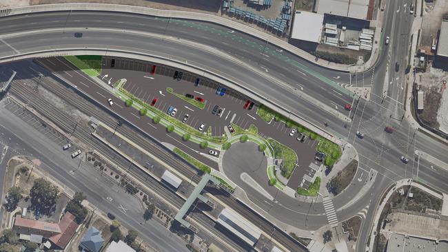 A 3D image of the proposed Geebung park 'n' ride upgrade.