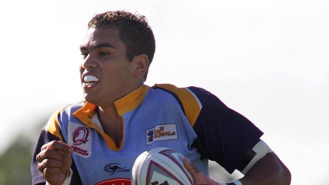 Greg Inglis as a young star at Norths Devils back in 2005. Pic: Annette Dew