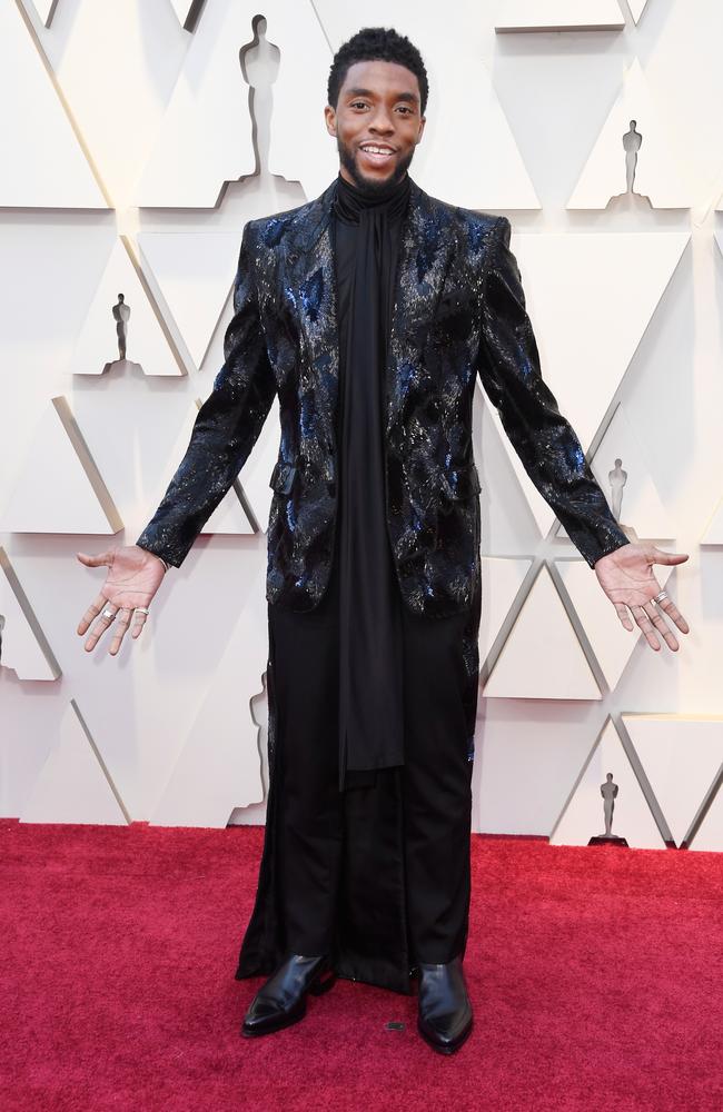 Chadwick Boseman attends the 91st Annual Academy Awards at Hollywood and Highland on February 24, 2019 in Hollywood, California. (Photo by Frazer Harrison/Getty Images)