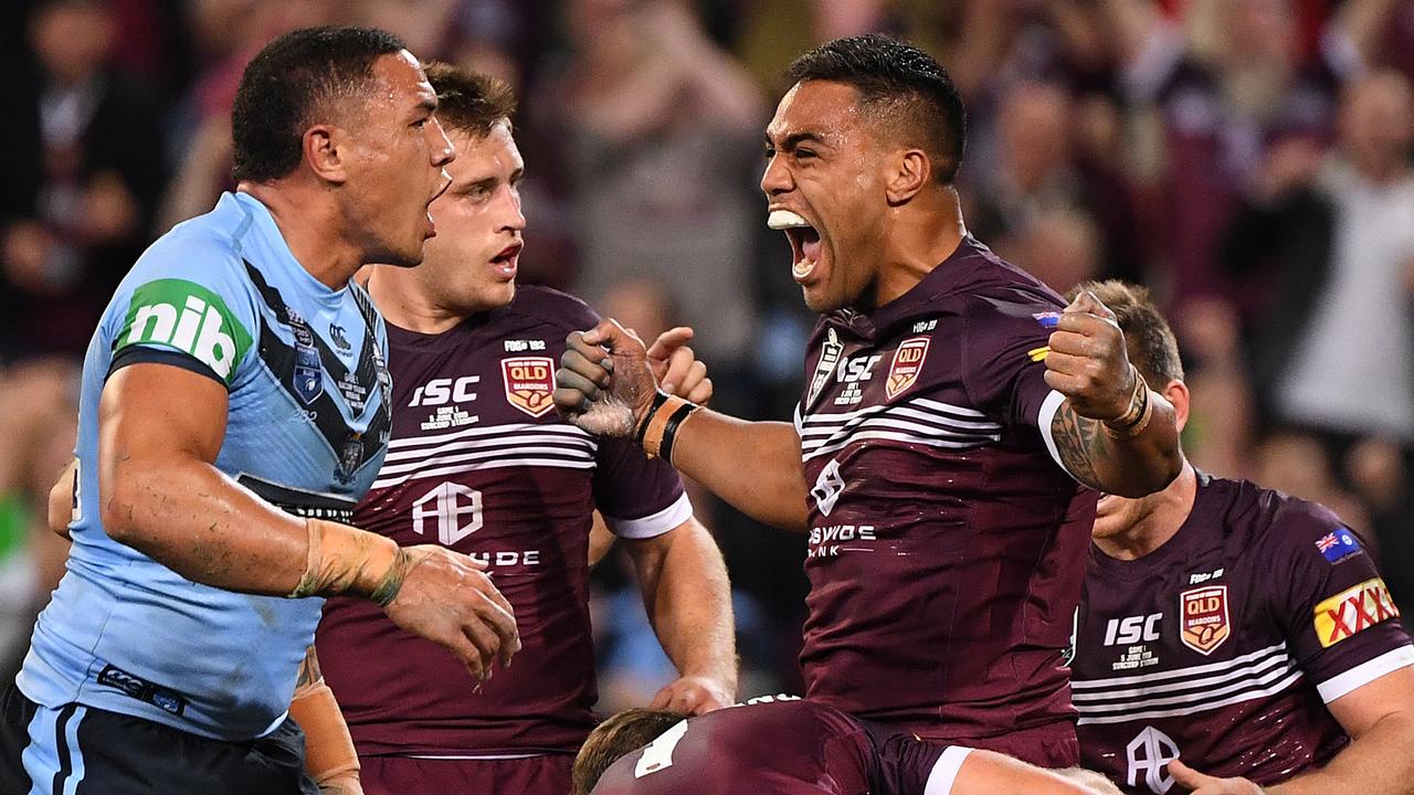 Joe Ofahengaue is a long shot to represent the Maroons this series. Picture: AAP Image/Dave Hunt