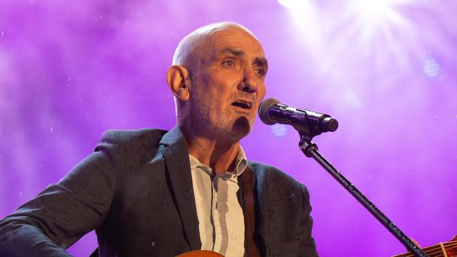 Sealink Carols by Candlelight at Elder Park -  Paul Kelly performs. Picture: Brett Hartwig