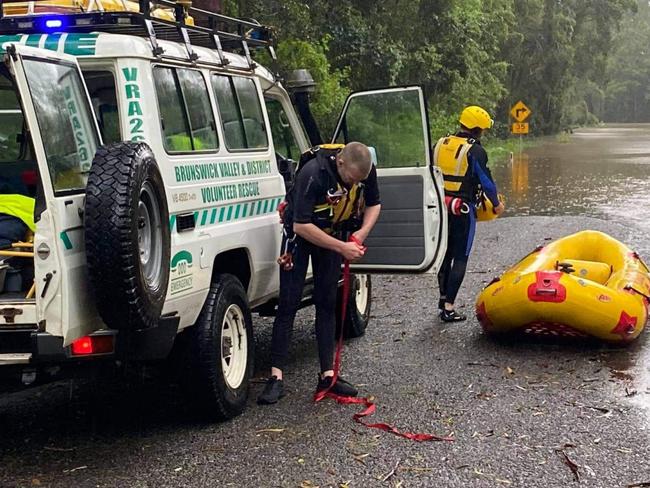 VRA FLOOD HELP: Members from three units of the region's Volunteer Rescue Association have formed a strike team and are working out of Port Macquarie to assist their emergency services colleagues with flood and storm rescues.