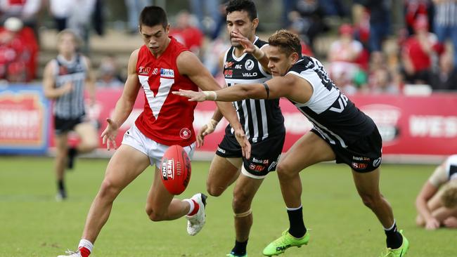 Jared Deep made his league debut for the Roosters. Picture: Deb Curtis.