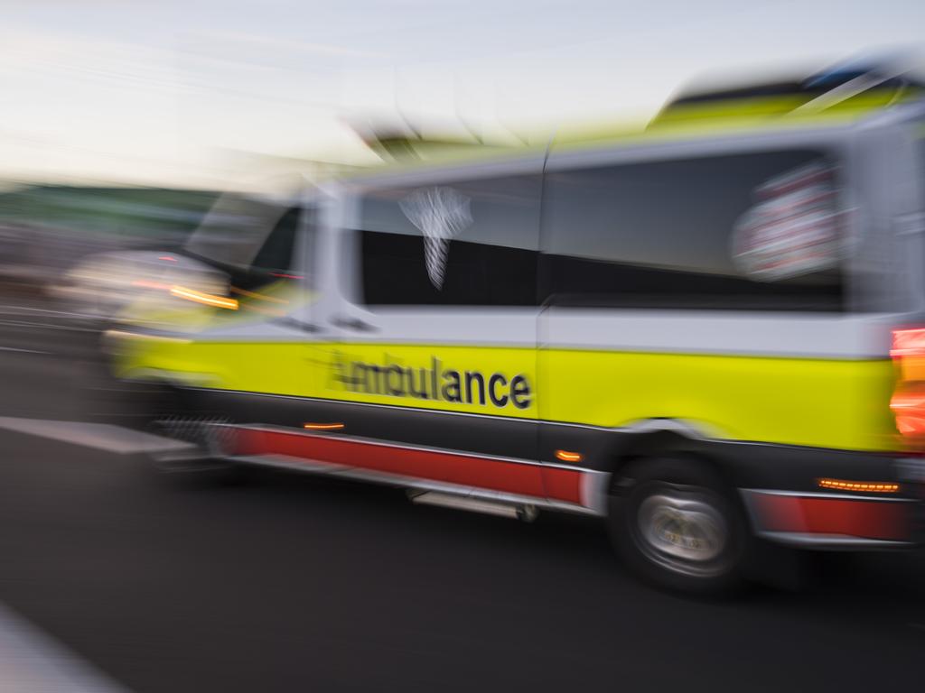 While assessing a woman after a crash in Coolabunia, emergency services watched as another two-cars collided on the same road. File Photo.