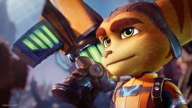 Screen shot from Ratchet and Clank: Rift Apart