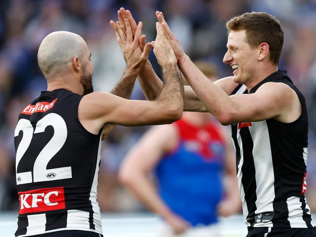 Steele Sidebottom and Will Hoskin-Elliott could be both back next year. Picture: Michael Willson/AFL Photos