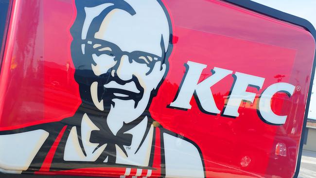 Companies such as KFC have pulled spots for ‘finger-lickin’ good’ chicken. Picture: AFP