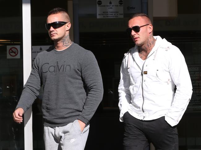 Convicted criminals Zivko Stojakovic and George Bejat, who Talakai was seen spending time with at Calile Hotel, Fortitude Valley.