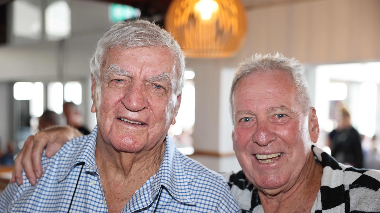 Max Brayshaw and David Raby at the 39th Annual BMD Northcliffe Sportsmans Luncheon 2024. Picture: Portia Large
