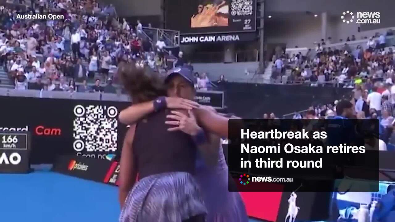 Heartbreak as Naomi Osaka retires in third round