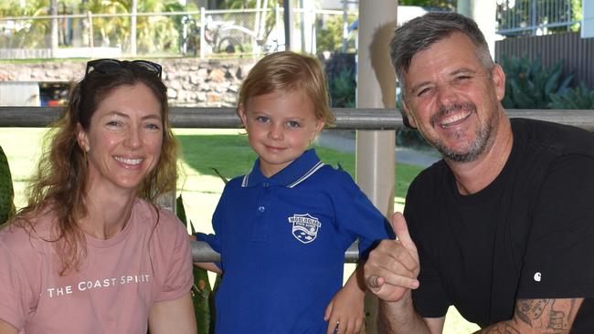 The Irwin family at Mooloolaba State School. Picture: Eddie Franklin