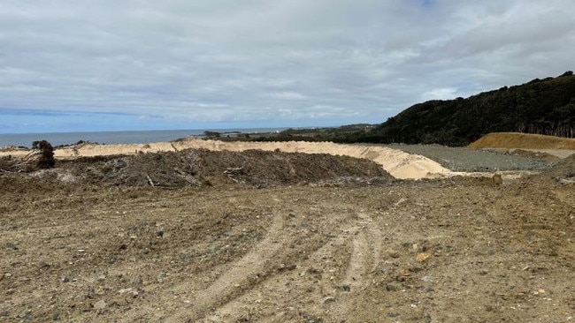 Construction of the tailings dam at Dolphin Tungsten Mine. Picture: Group 6 Metals