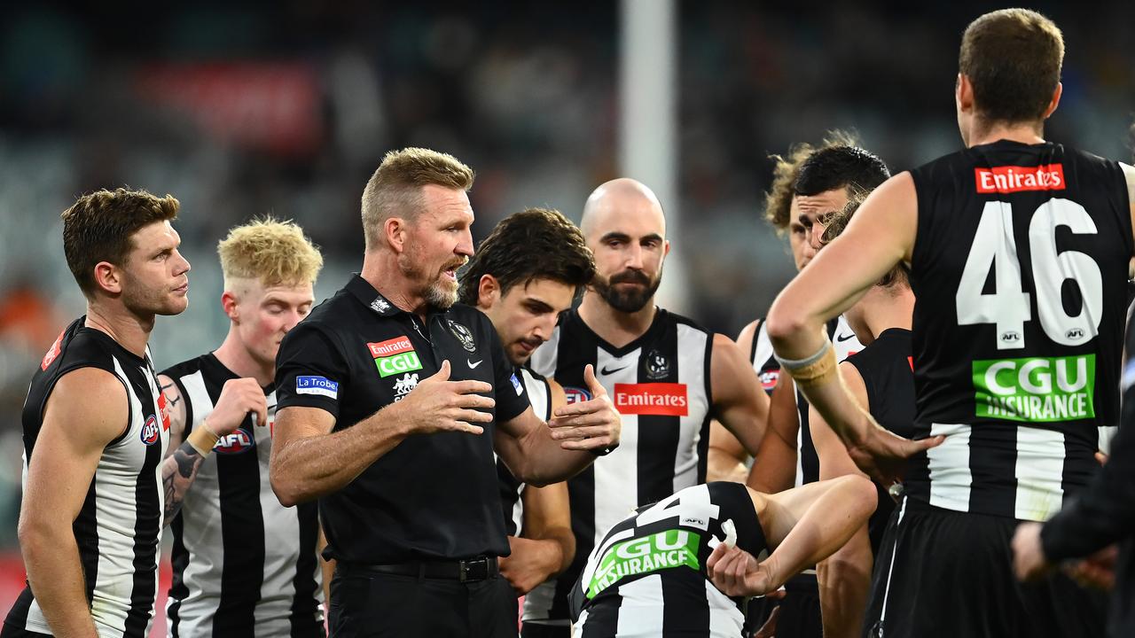 The Pies and Nathan Buckley find themselves 1-3 to start the season. Picture: Quinn Rooney/Getty Images