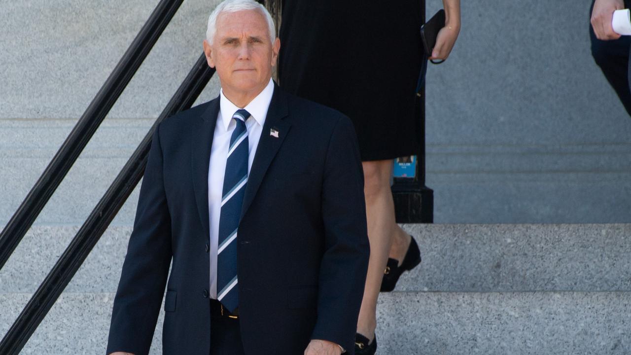 US Vice President Mike Pence will take a seven-nation tour of US allies in the dying days of the Trump administration. Picture: Saul Loeb/AFP