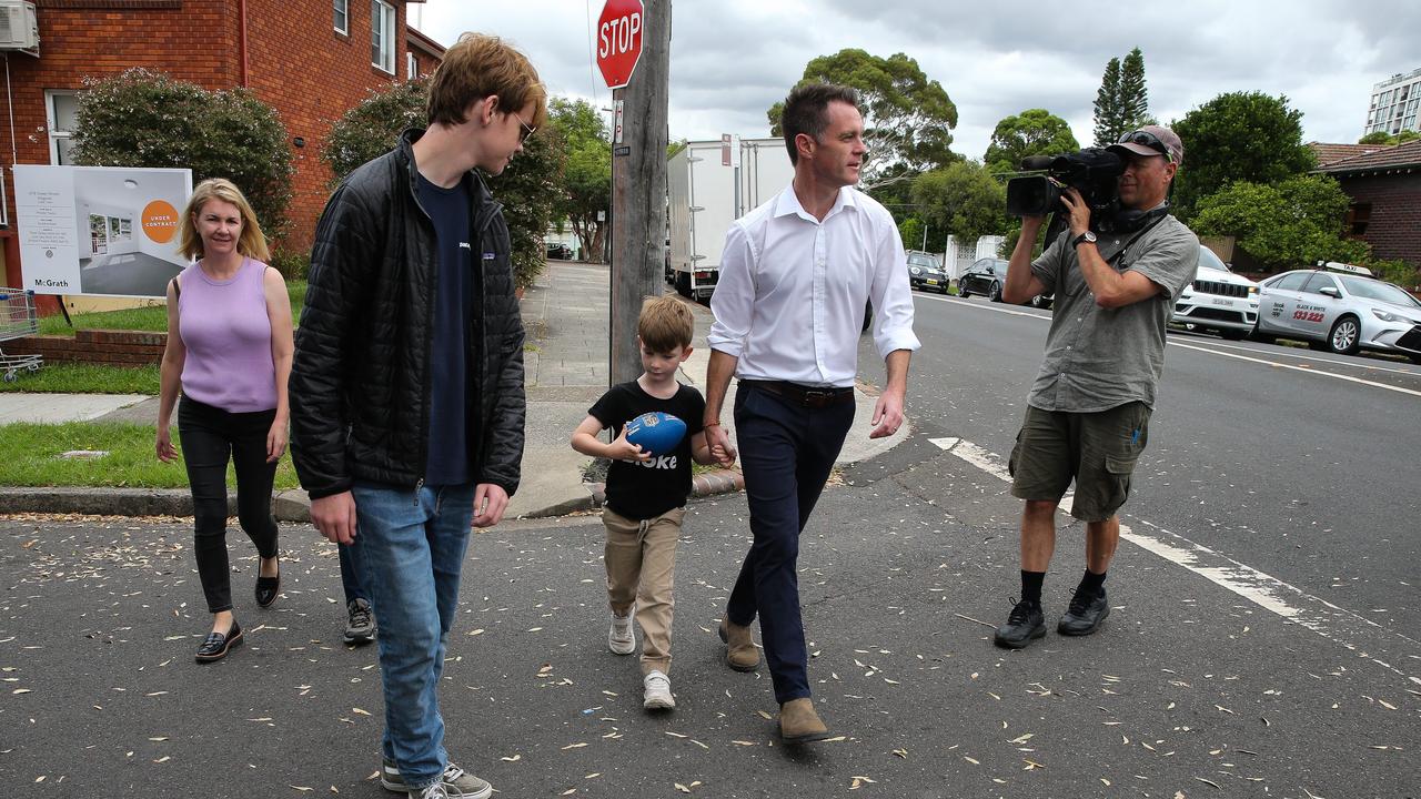 Chris Minns took Labor to victory on Saturday night, with the party reclaiming victory after 12 years in opposition. Picture: Gaye Gerard / via NCA Newswire