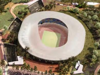 A view of the proposed Brisbane Stadium and New National Aquatic Centre and Brisbane Arena (Bottom left) at Victoria Park, in the Arcadis Victoria Park Strategic Plan for the 2032 Brisbane Olympic Games. Picture: Supplied