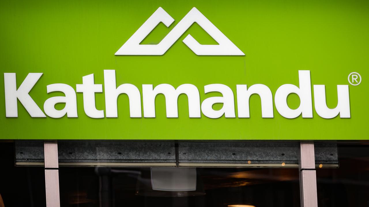 Clothing retailer Kathmandu fell sharply on Friday on a bleak trading update. Picture: NCA NewsWire / Gaye Gerard