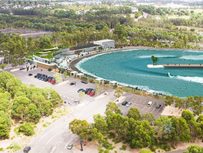 The park will be built on a disused car park near ANZ Stadium.