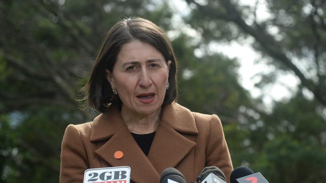 Premier Gladys Berejiklian announced 19 new cases in NSW on Wednesday. Picture: Jeremy Piper