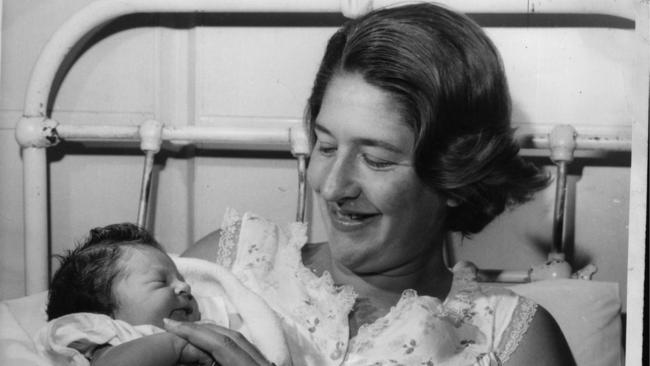 Love of her life: Dawn Fraser with her baby daughter, Dawn-Lorraine.